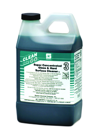Super Concentrated Glass & Hard Surface Cleaner 3 2 liter (4 per case)